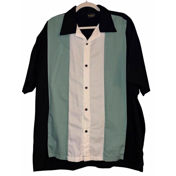 Steady Other - Steady Classic Men's Bowling Shirt 2XL Big & Tall Vintage Look Colorblock